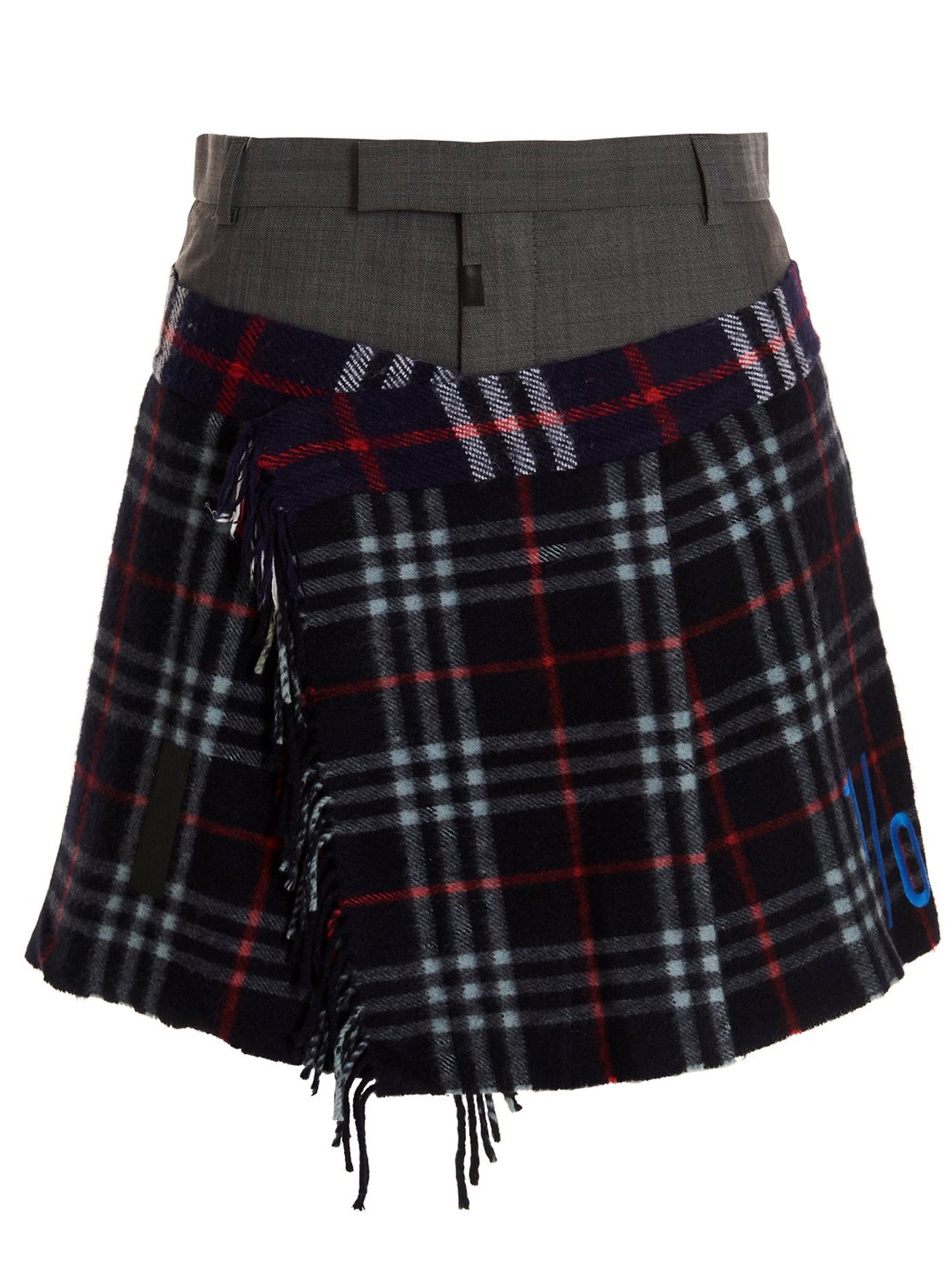 'Check Scarf Reworked' skirt Skirts