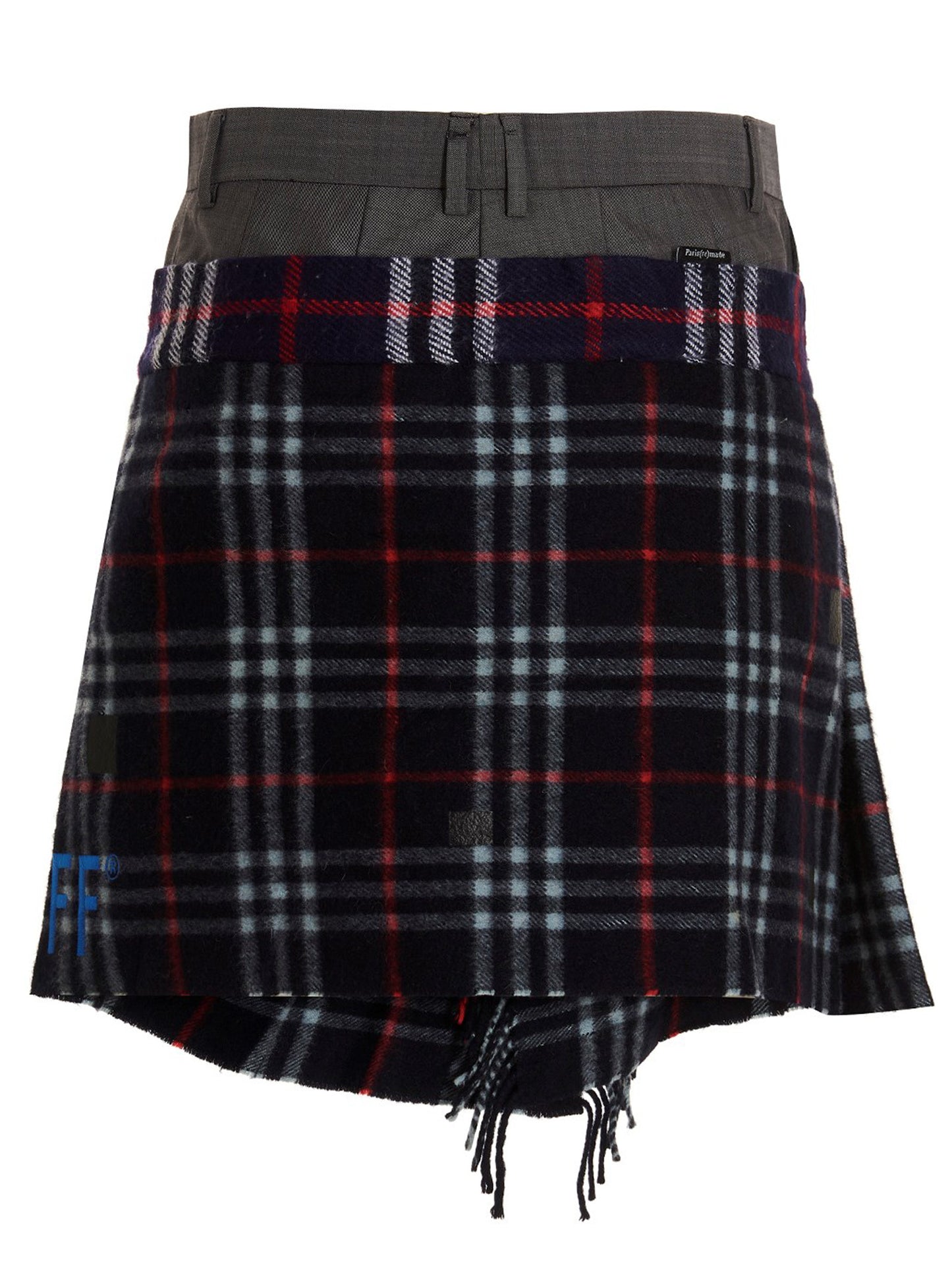 'Check Scarf Reworked' skirt Skirts