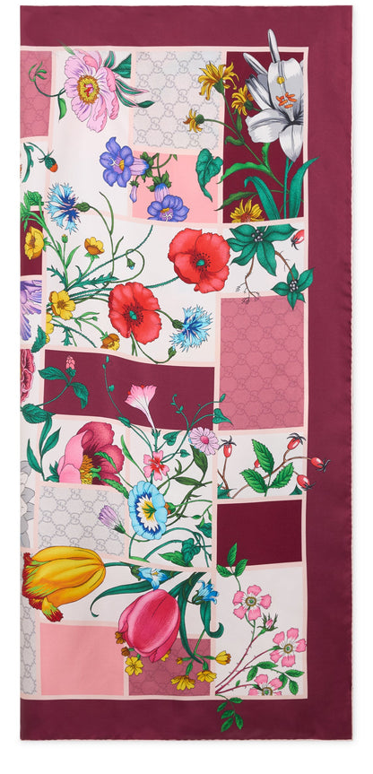 Silk twill printed carré RTW