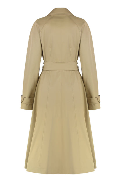 Car coat Ellingham fit-and-flare long in gabardine RTW