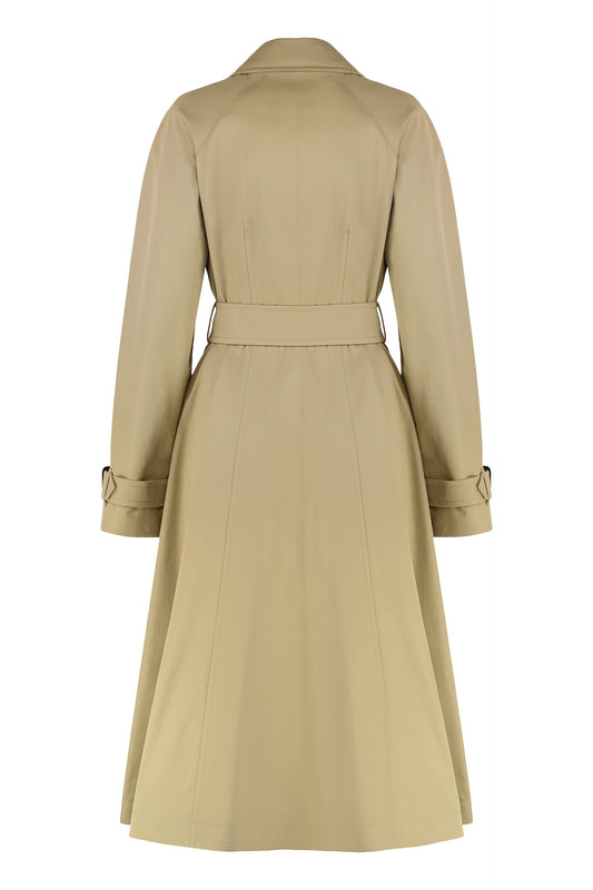 Car coat Ellingham fit-and-flare long in gabardine RTW