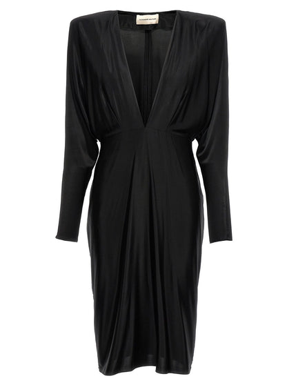 V-neck jersey dress Dresses