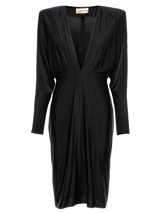 V-neck jersey dress Dresses