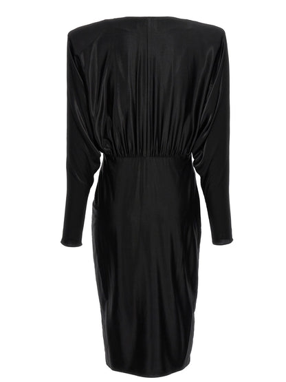 V-neck jersey dress Dresses