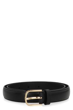 Totême Black leather belt