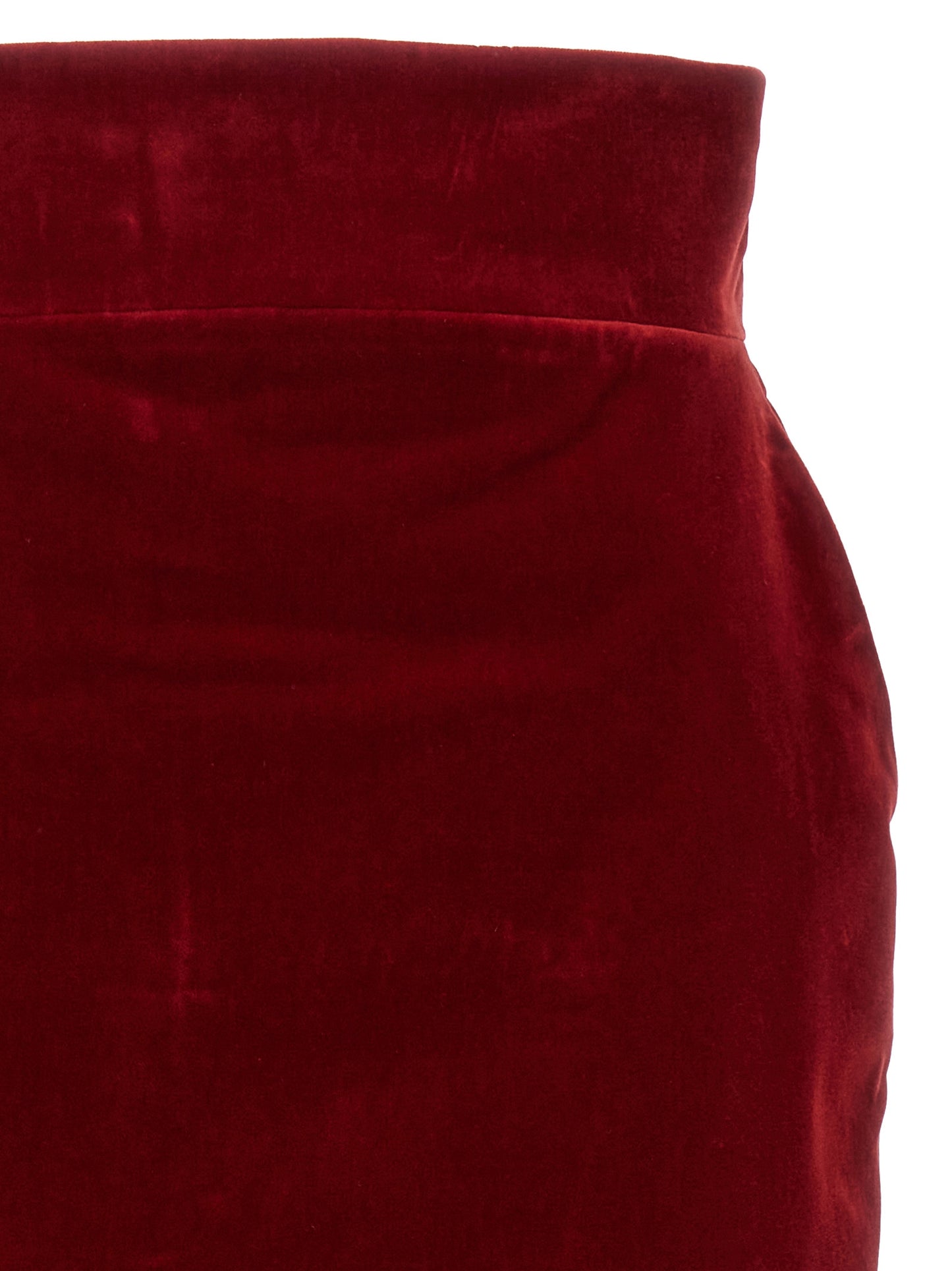 Velvet midi skirt Skirts
