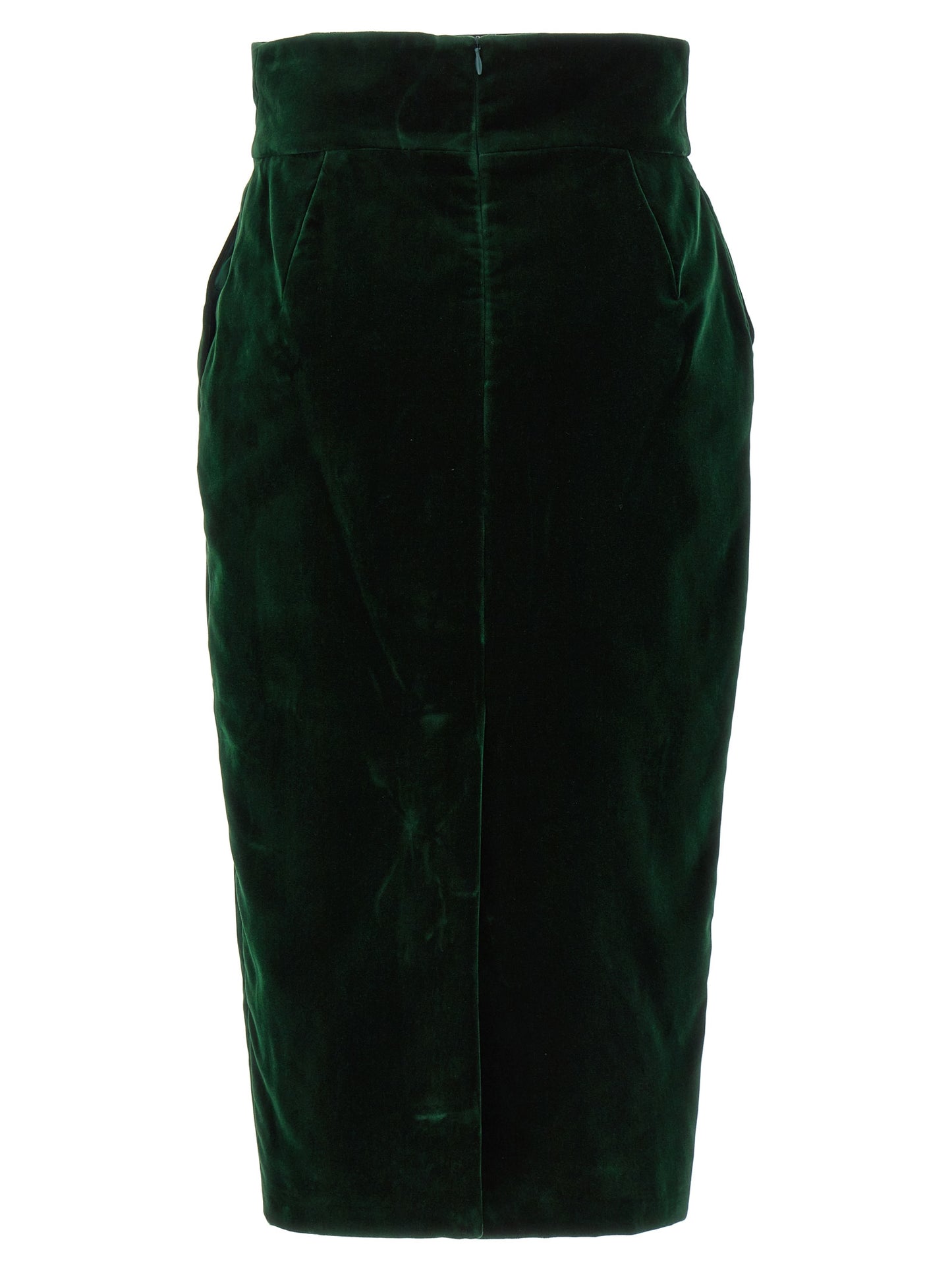 Velvet midi skirt Skirts