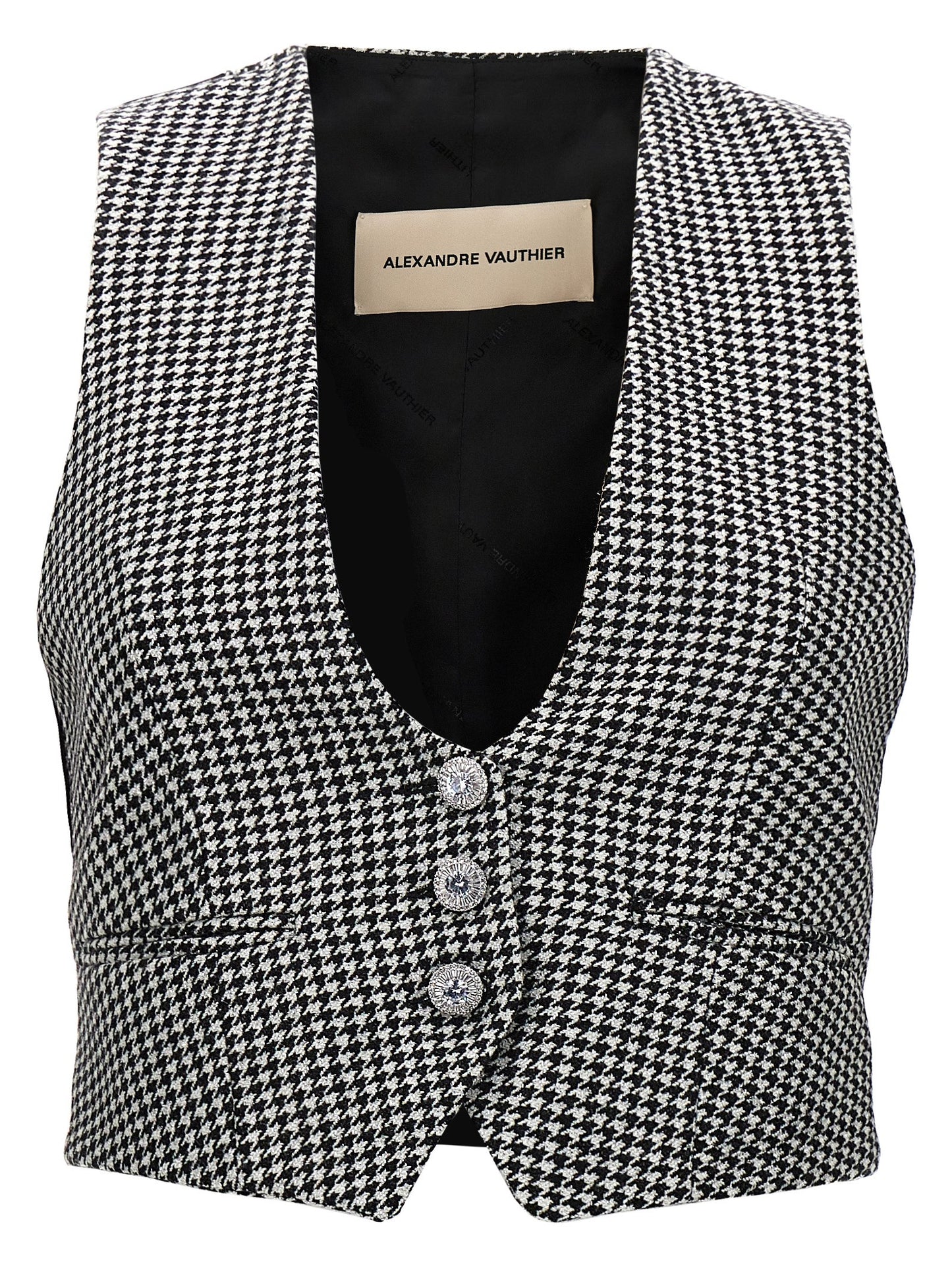 Houndstooth waistcoat Gilet