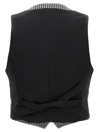 Houndstooth waistcoat Gilet