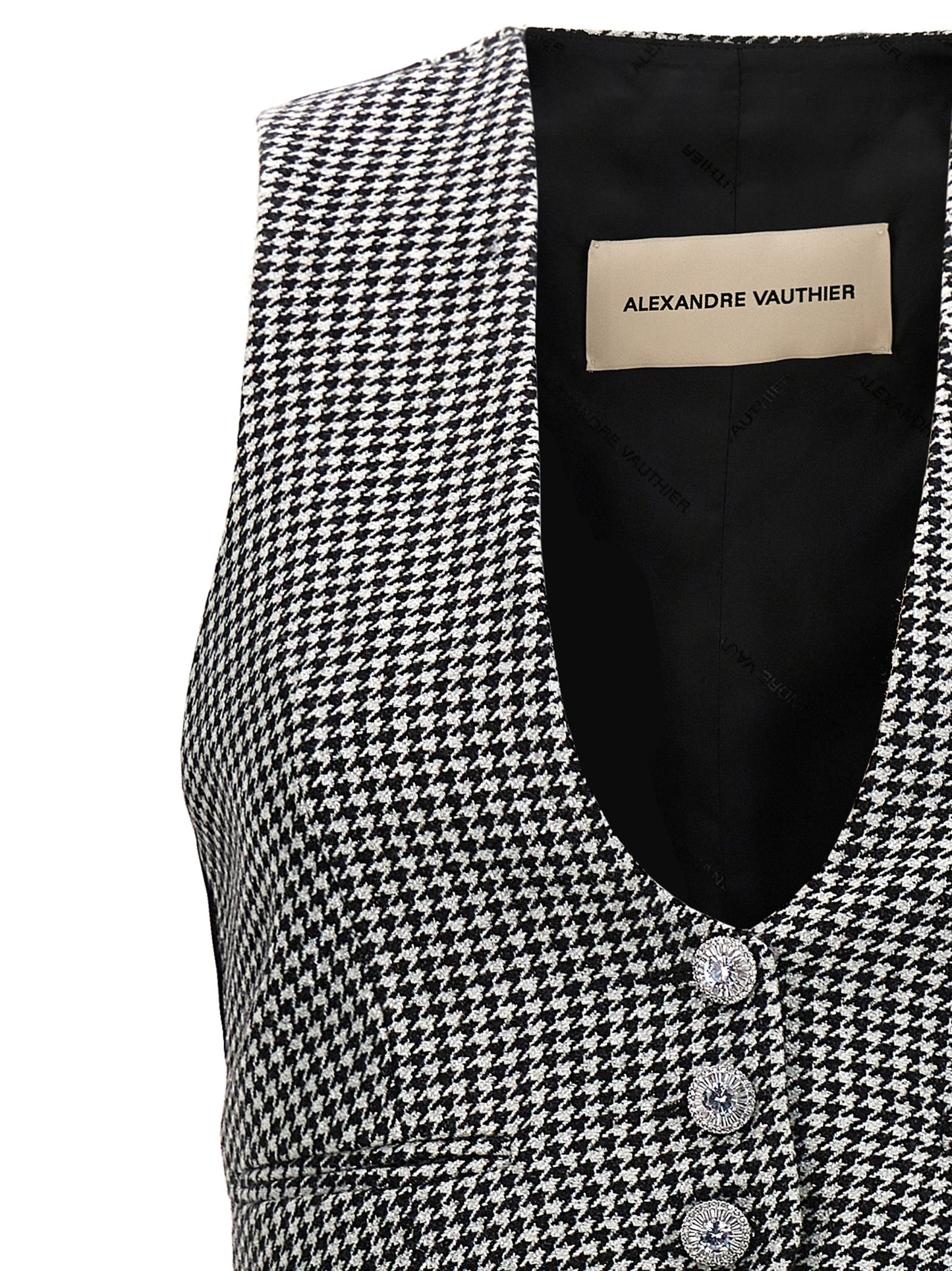 Houndstooth waistcoat Gilet