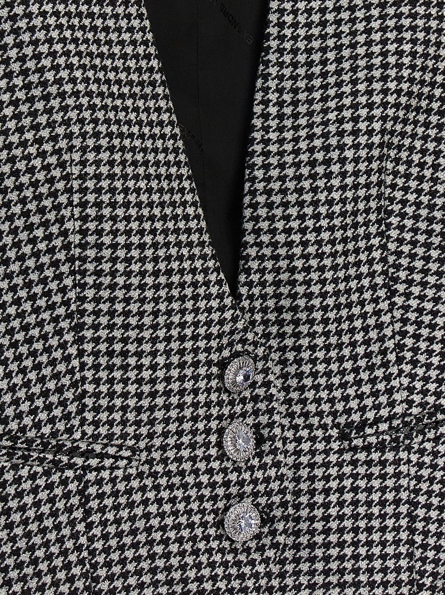 Houndstooth waistcoat Gilet