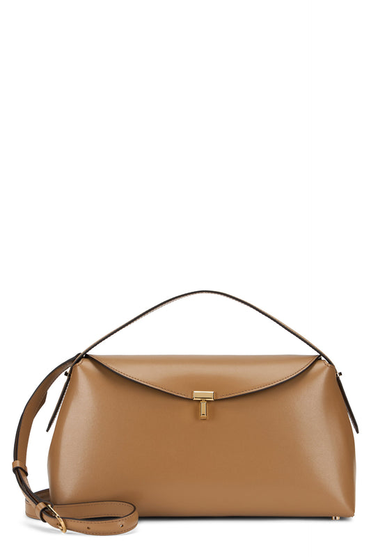 Totême T-Lock handbag in leather