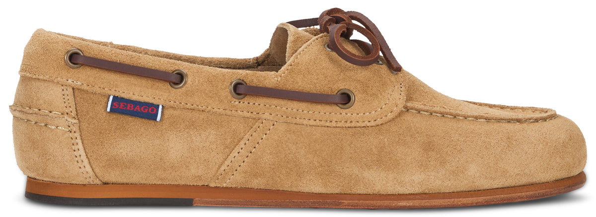 Boat shoes in suede leather SHOES