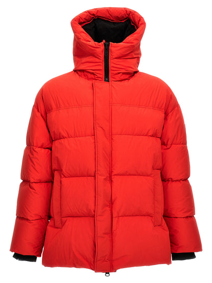 'Animal trim' down jacket Casual jackets, parka