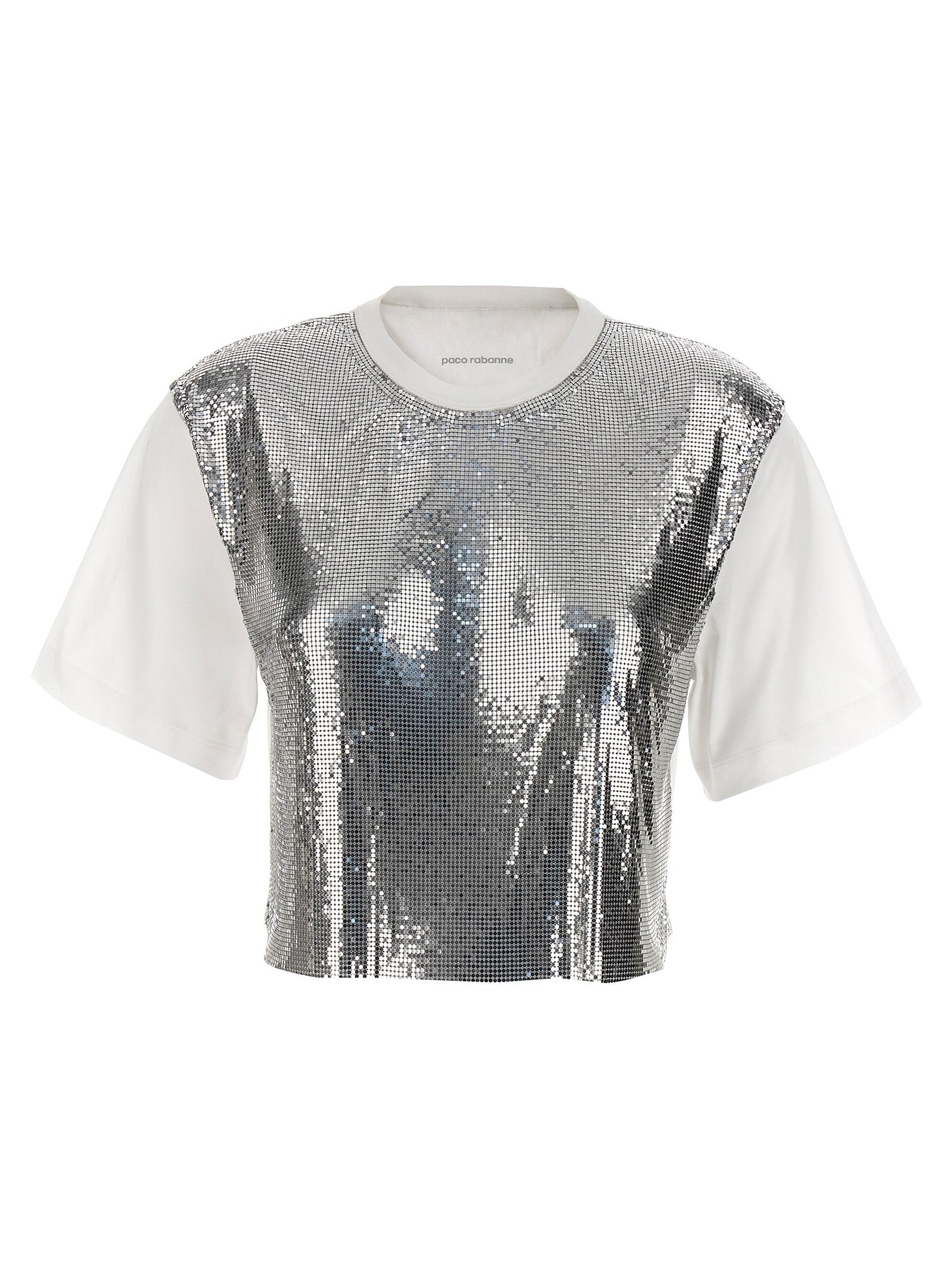 Metal mesh T-shirt T-shirt