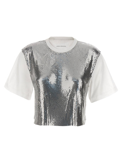 Metal mesh T-shirt T-shirt