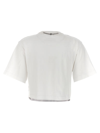 Metal mesh T-shirt T-shirt