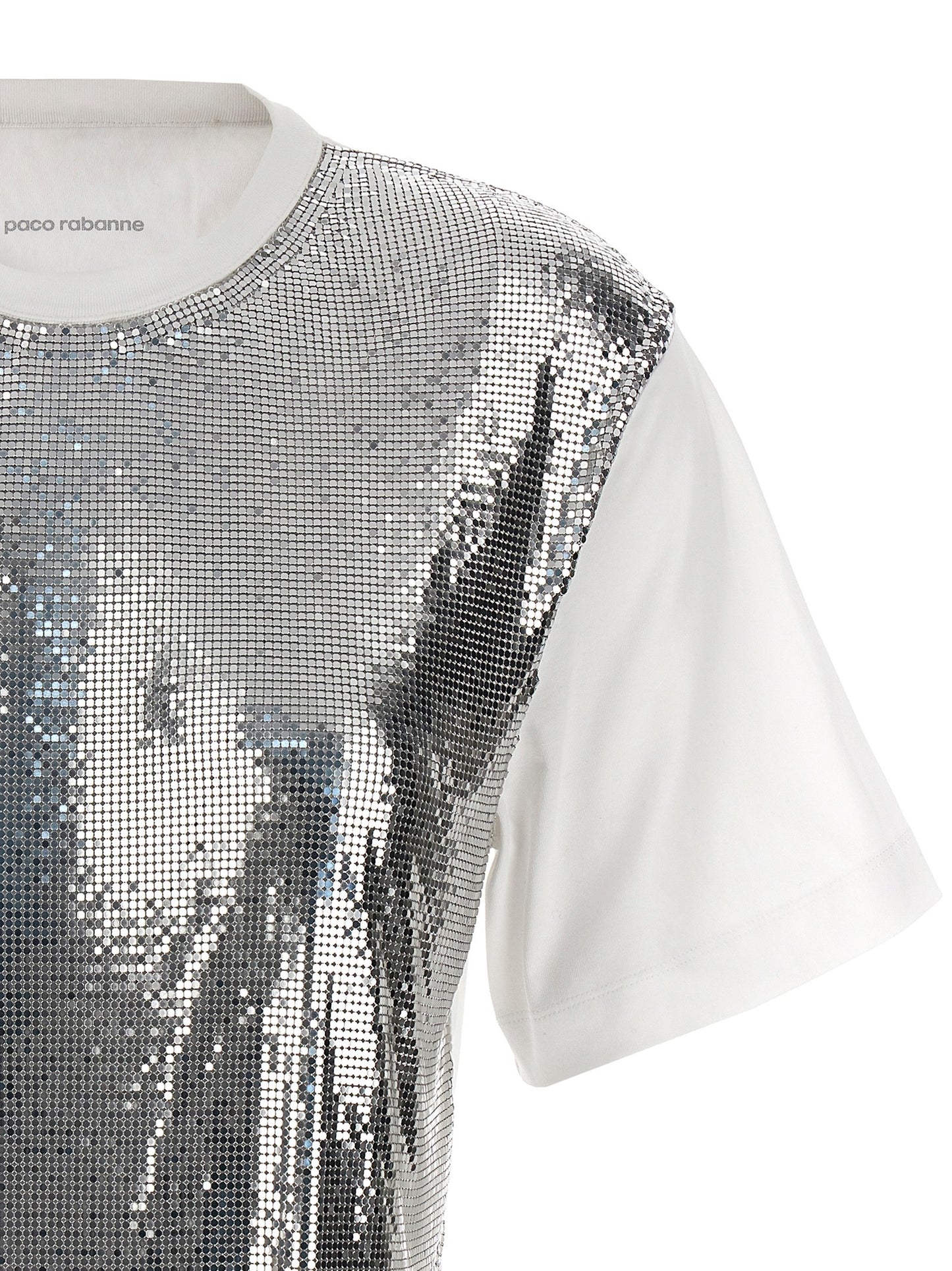 Metal mesh T-shirt T-shirt