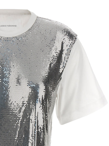 Metal mesh T-shirt T-shirt