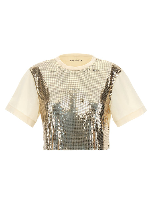 Metal sequin top Tops