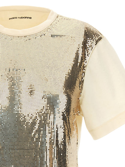 Metal sequin top Tops