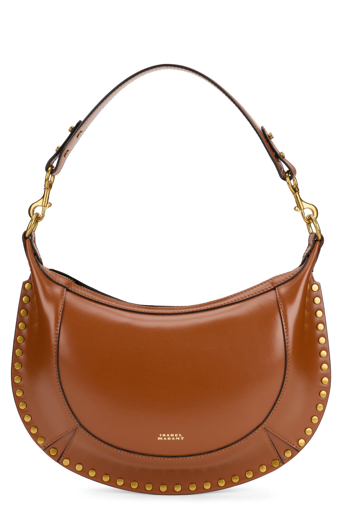 Isabel Marant Oskan Moon bag in brushed leather