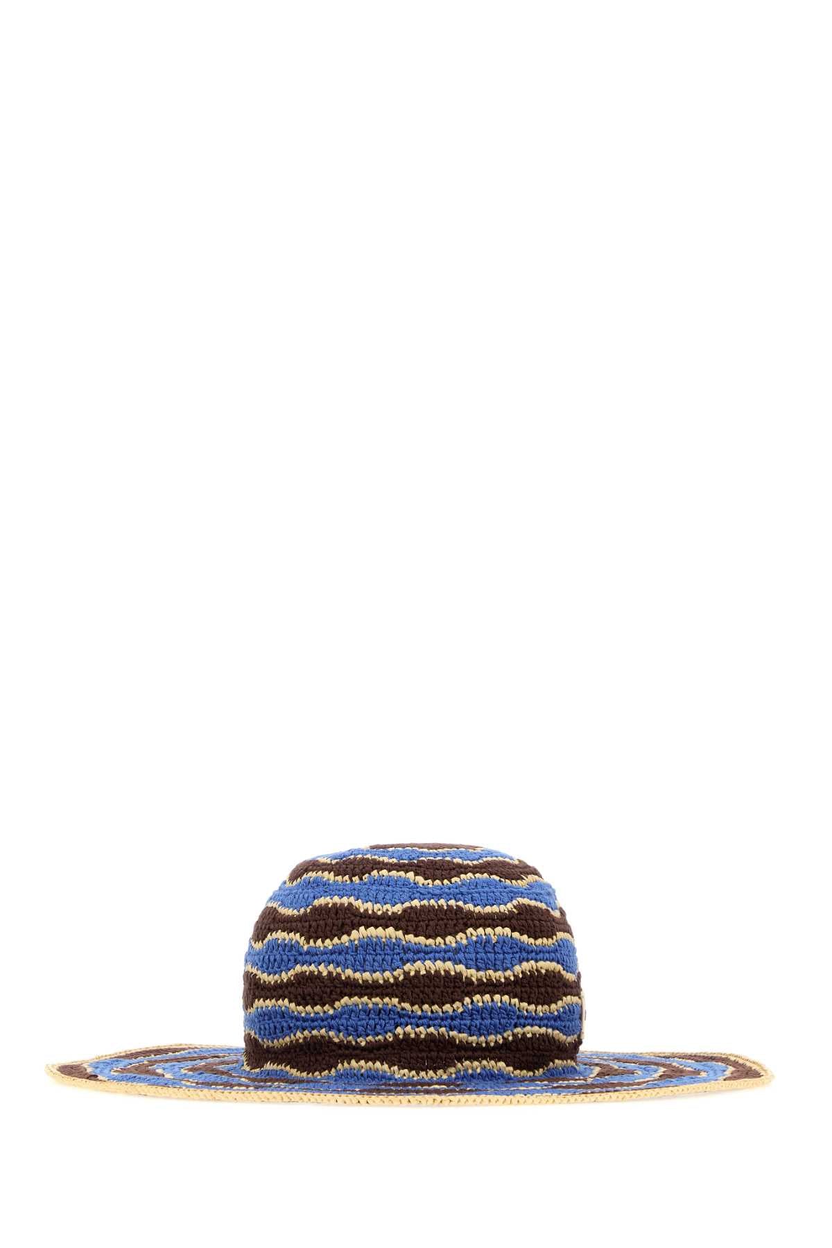 CAPPELLO TESA L RAFIA CROCHET HATS AND HAIRBANDS
