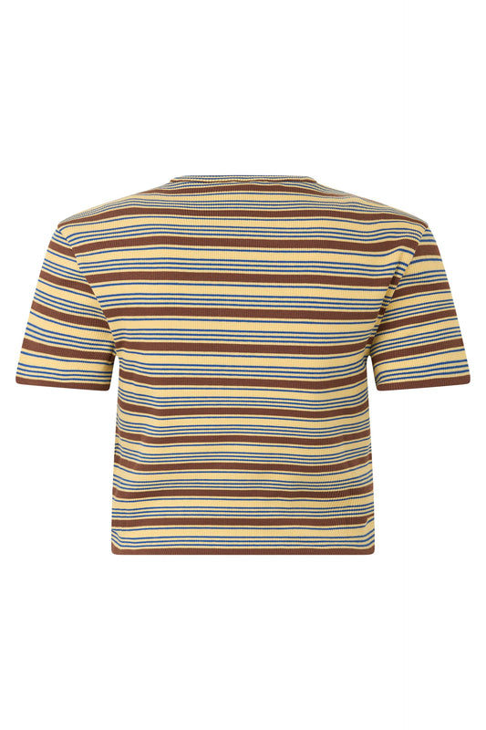 Striped cropped T-shirt RTW