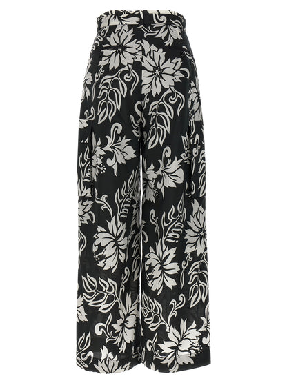 Floral print trousers Pants