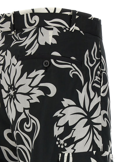 Floral print trousers Pants