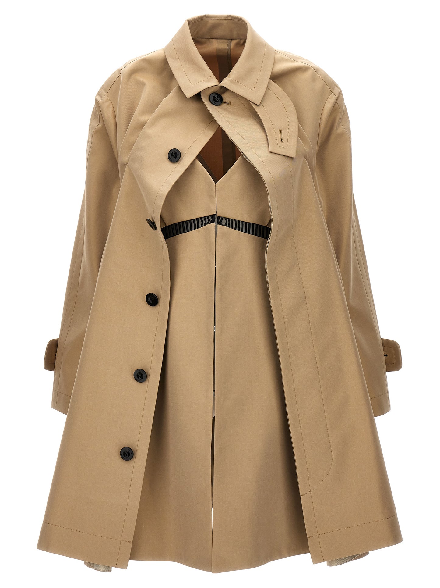 Dress insert trench coat Coats, trench coats