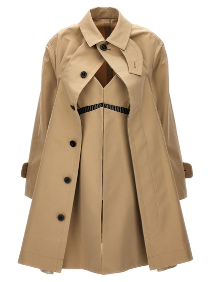 Dress insert trench coat Coats, trench coats