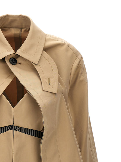 Dress insert trench coat Coats, trench coats