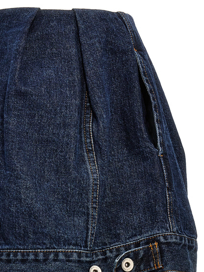 Denim shorts Bermuda, short