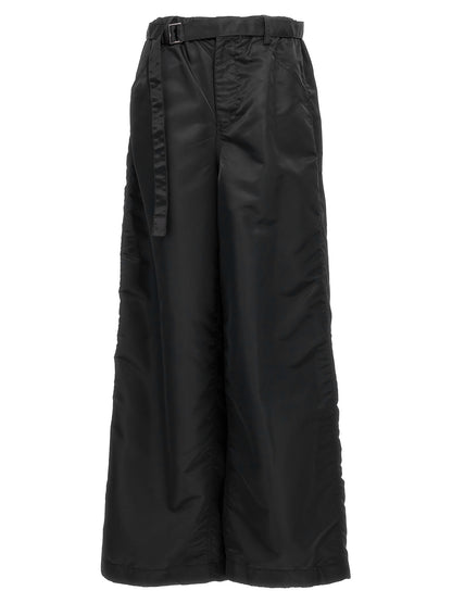 Nylon twill pants Pants