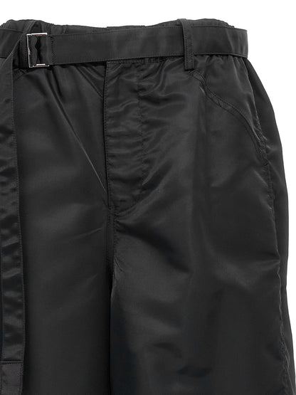Nylon twill pants Pants