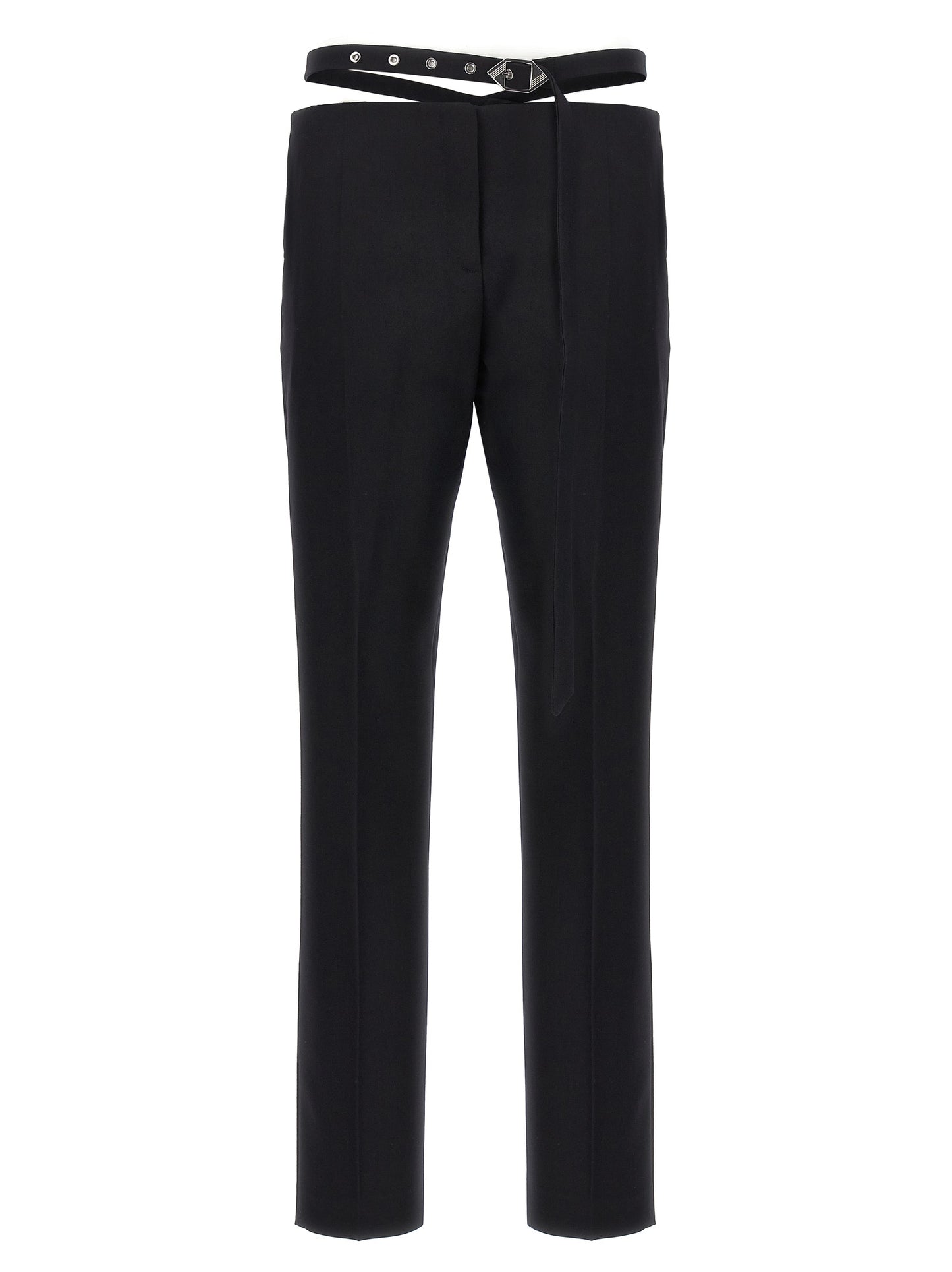 Belt detail trousers Pants