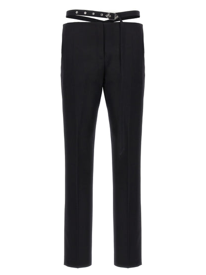 Belt detail trousers Pants