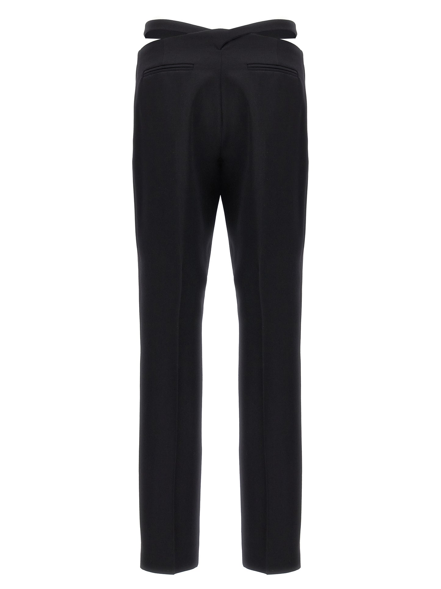 Belt detail trousers Pants
