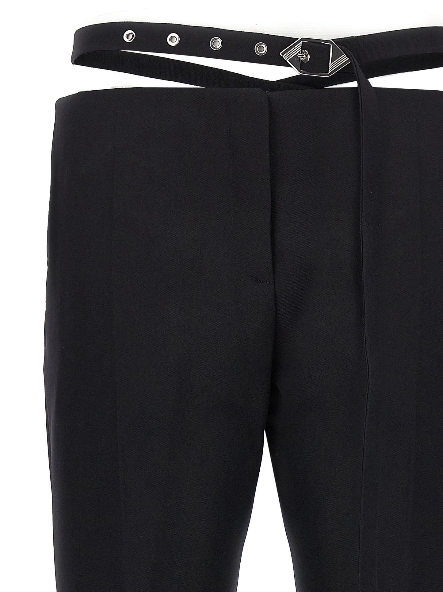 Belt detail trousers Pants