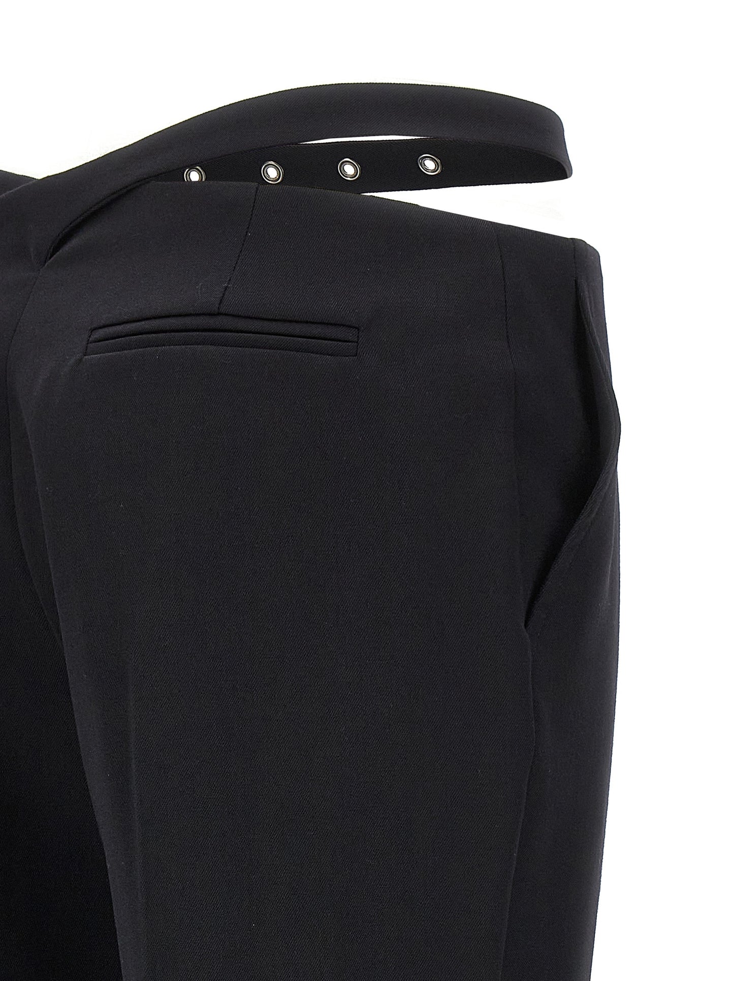 Belt detail trousers Pants