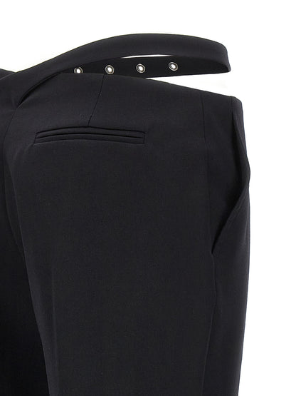 Belt detail trousers Pants