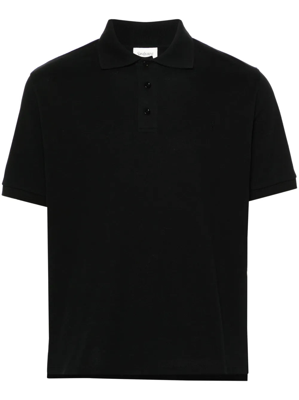 Saint Laurent Cassandre Cotton-piqué polo shirt