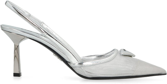 Slingback in mesh fabric RTW