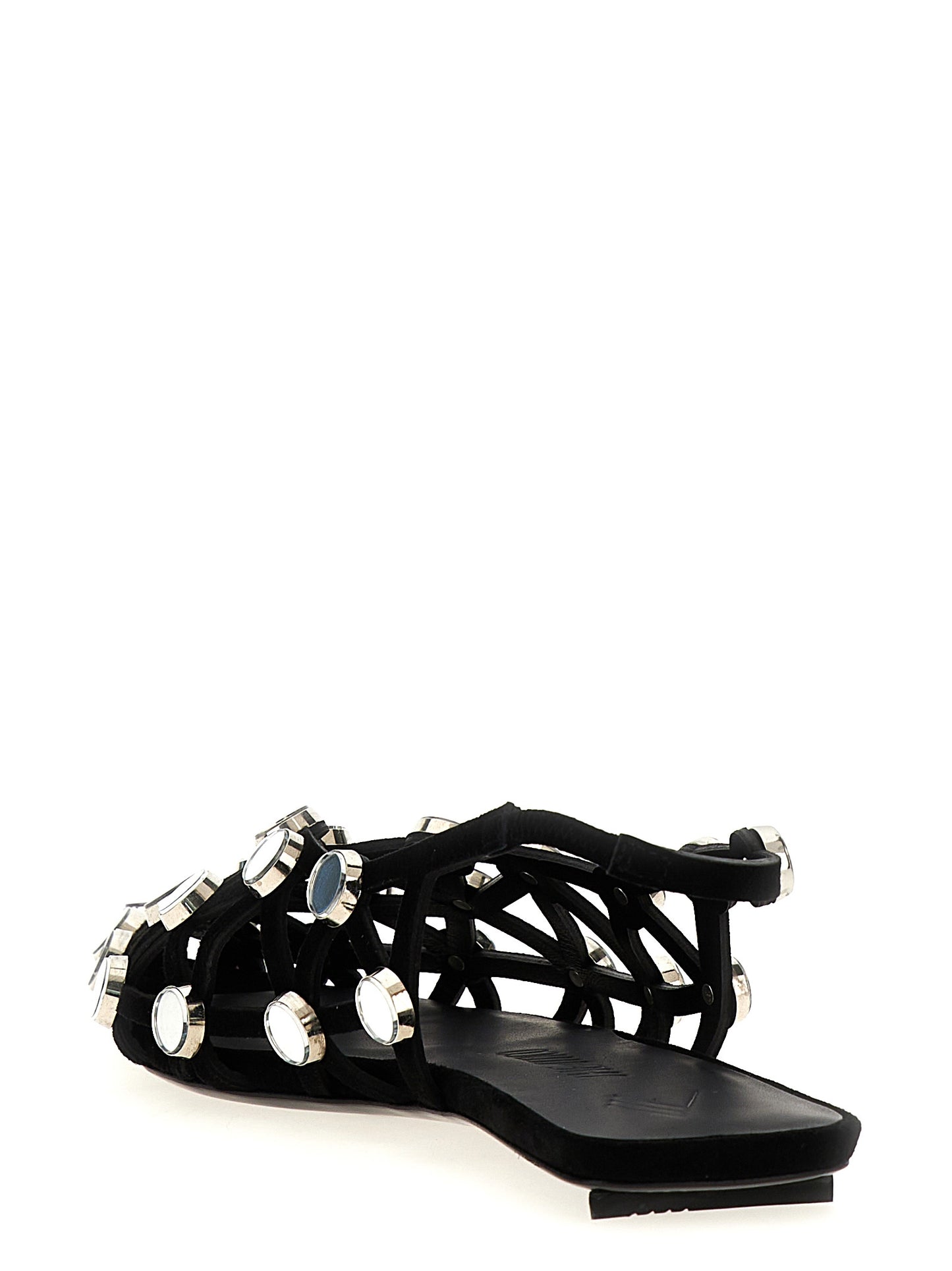 'Grid' slingback Flat shoes