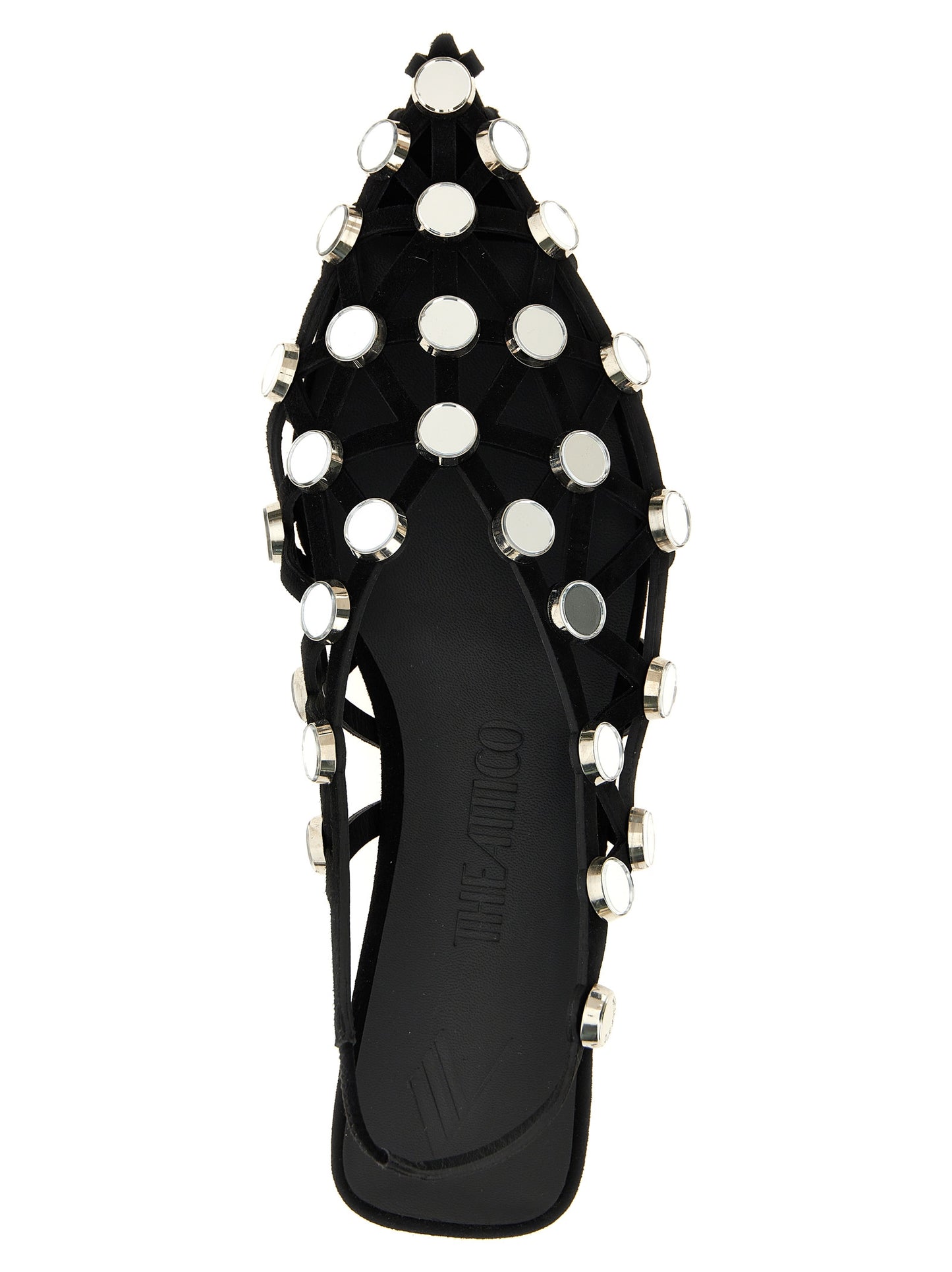 'Grid' slingback Flat shoes