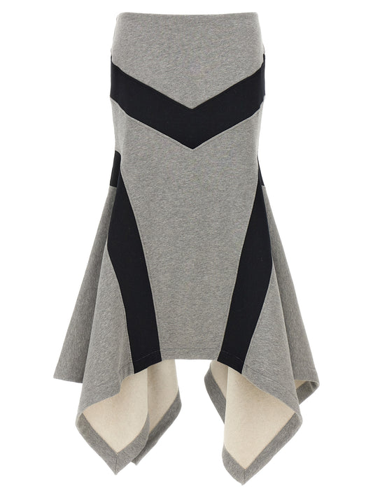 Asymmetrical long skirt Skirts