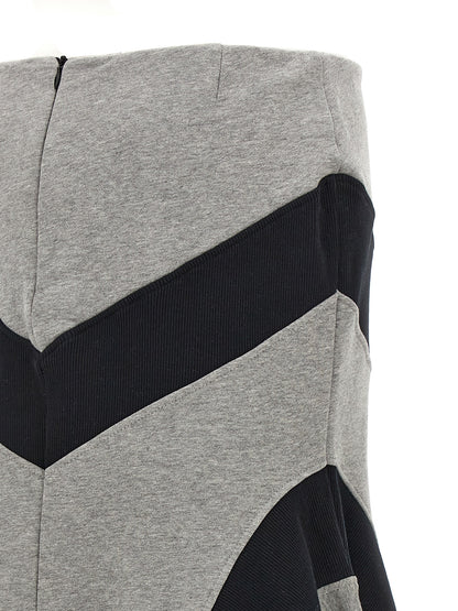 Asymmetrical long skirt Skirts