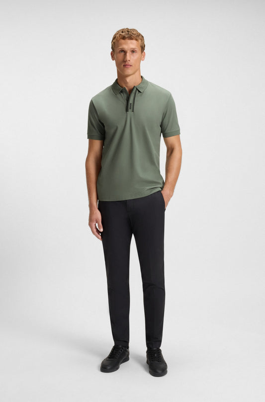 Short sleeve polo in cotton RTW
