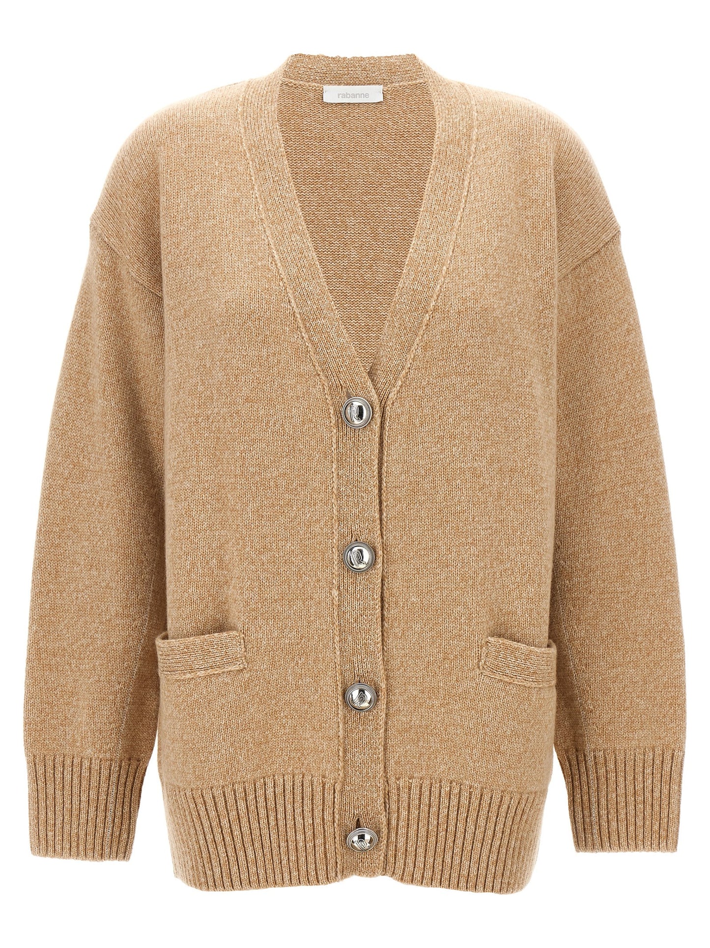 Logo button cardigan Sweater, cardigans